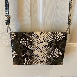Francesca’s Crossbody animal print purse